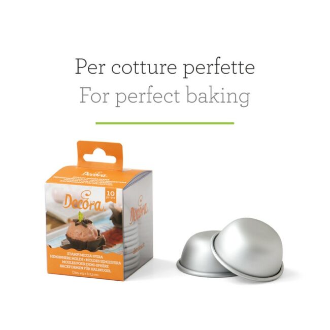 BAKING PAN ANODIZED ALUMINUM HALF SPHERE 15X7.5CM - Image 6