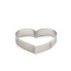 PERFORATED HEART STAINLESS STEEL