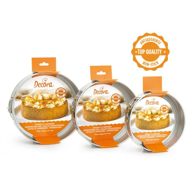 NON-STICK SPRING FORM PAN WITH REMOVABLE BOTTOM