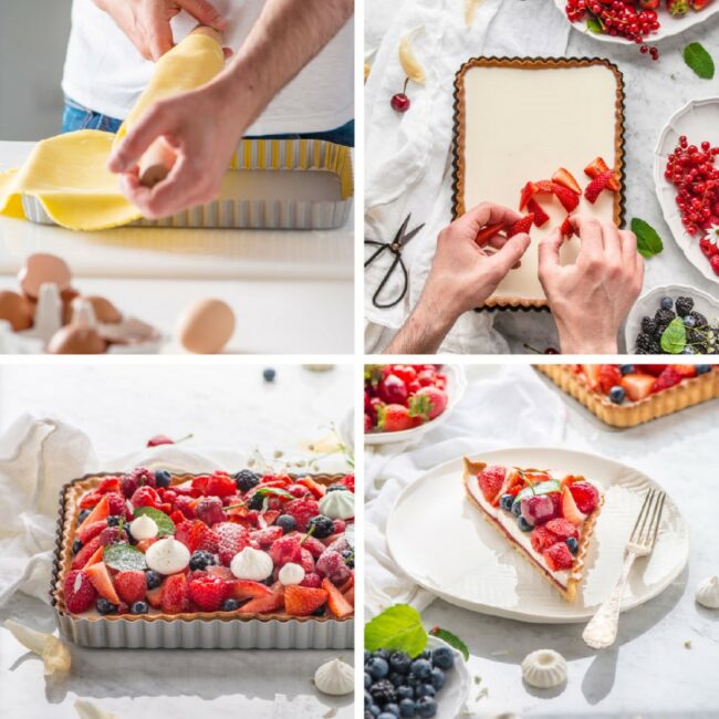 NON-STICK TART PAN REMOVABLE BOTTOM 32X22X3.5CM - Image 3