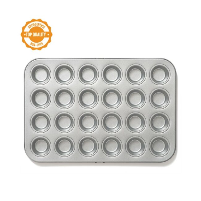 MINI MUFFIN PAN 24 CUPS 38.5X26X3CM