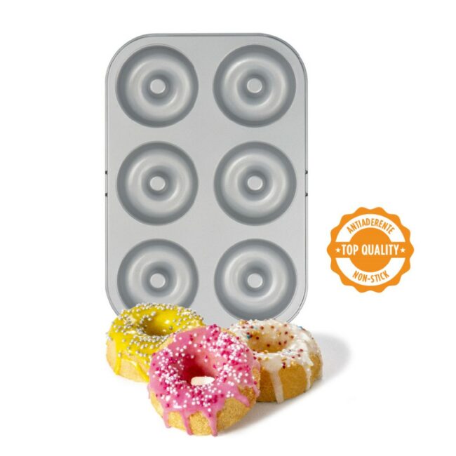 NON-STICK 6 CAVITY DOUGHNUT PAN ø7,5CM