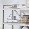SET OF 2 ETAGERE BOSTON WHITE 43CM - Image 2