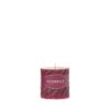 CANDLE SWIRL BURGUNDY 7.5X7.5CM