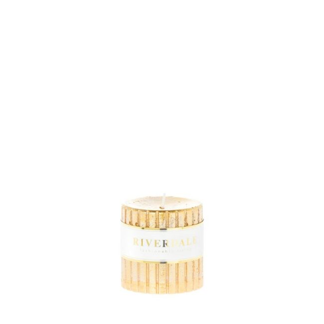 CANDLE VENETIAN GOLD 7X7CM