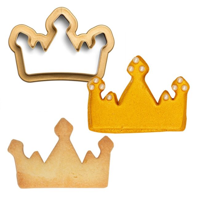CROWN PLASTIC COOKIE CUTTERS - 7X5X2CM