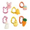 SET OF 6 EASTER PLASTIC COOKIE CUTTERS