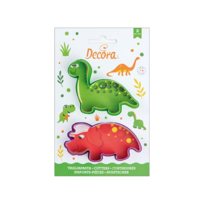 SET OF 2 DINO PLASTIC COOKIE CUTTERS - Image 3