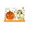 SET OF 2 SKULL & PUMPKIN PLASTIC COOKIE CUTTERS - Image 4