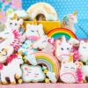 MAGIC UNICORNS PLASTIC COOKIE CUTTERS 8/10XH2.2CM - 2PCS - Image 4