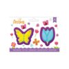 PLASTIC BUTTERFLY & FLOWER COOKIE CUTTERS 2PCS - Image 2