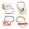 SET OF 4 MINI FRAMES COOKIE CUTTERS