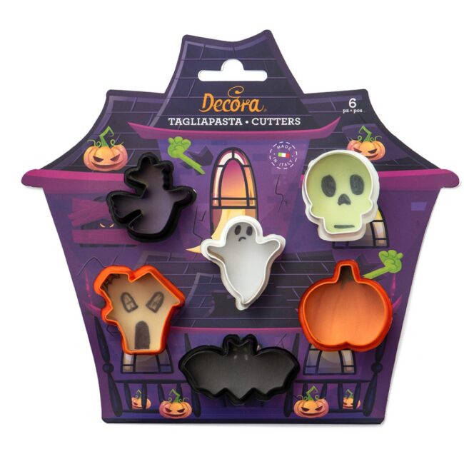 HALLOWEEN COOKIE CUTTERS PLASTIC 3/5XH 2.2CM 6PCS - Image 4
