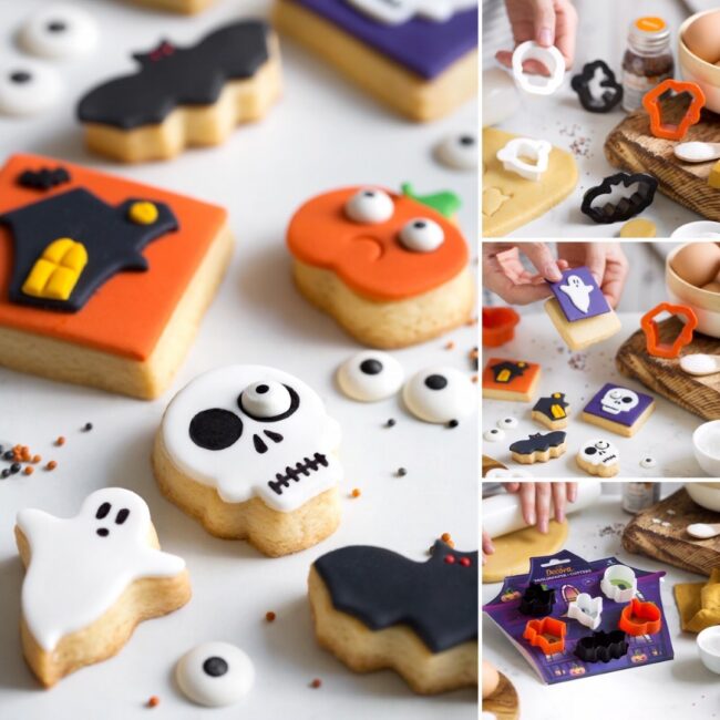 HALLOWEEN COOKIE CUTTERS PLASTIC 3/5XH 2.2CM 6PCS - Image 3