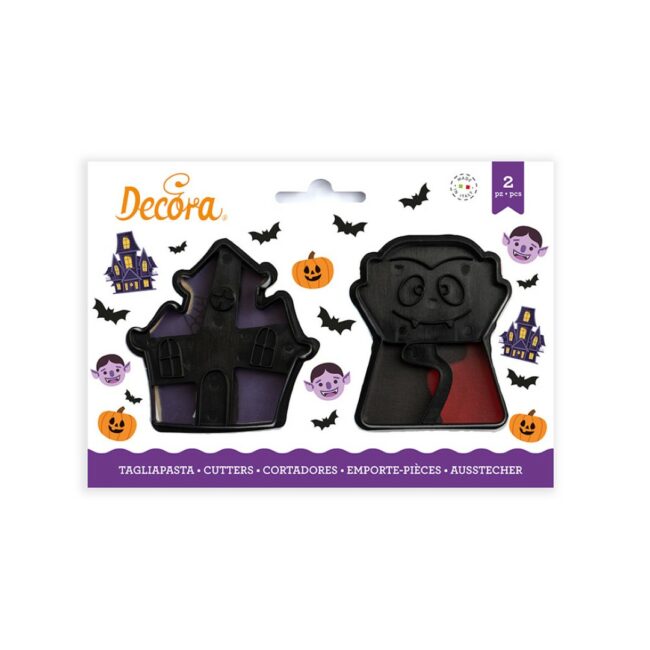 SET OF 2 PLASTIC COOKIE CUTTERS - VAMPIRE - Image 4