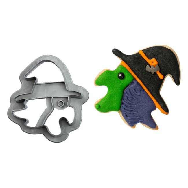 PLASTIC COOKIE CUTTERS WITCH