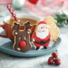 SANTA CLAUS & REINDEER COOKIE CUTTERS 8XH 2.2CM - Image 3