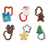 SET OF 6 XMAS MINI COOKIE CUTTERS 3/4XH2.2CM - Image 3