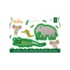 SET OF 2 CROCODILE  &  ELEPHANT COOKIE CUTTERS PLASTIC - Image 2