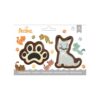 SET OF 2 CAT  &  PRINT PLASTIC COOKIE CUTTERS - Image 2