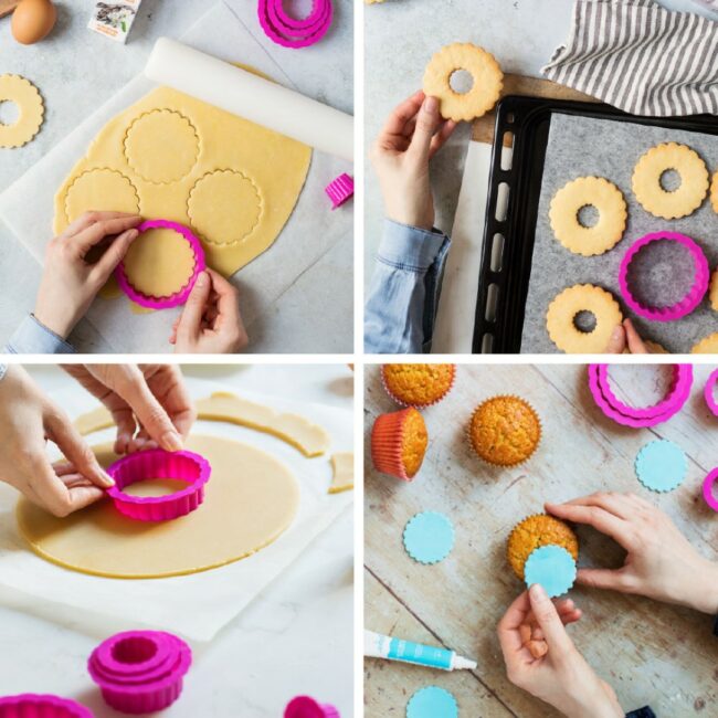 SET OF 6 ROUND SCALLOPED COOKIE CUTTERS - Image 4
