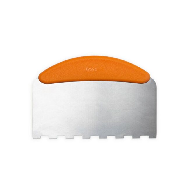 SERRATED BLADE STAINLESS STEEL SPATULA 22,5X11CM
