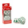 BAKING CUPS HOLLY & TREE 50X32MM 36PCS