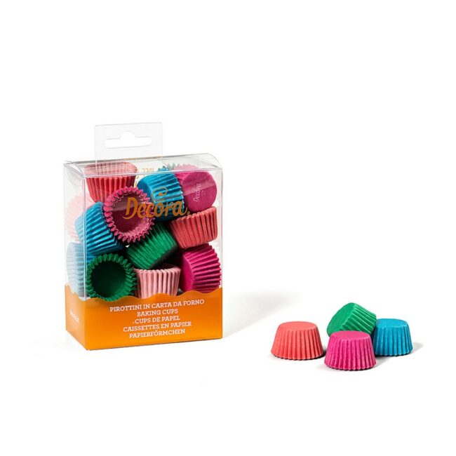 COLORED BON BON BAKING CUPS 27X17MM