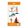 SEA SAILING SUGAR DECORATIONS - 5PCS - Image 2