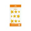 SUGAR DECORATIONS GOLDEN STARS - 9PCS - Image 2