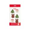CHRISTMAS SUGAR DECORATIONS - 6PCS - Image 2