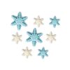 FROZEN STAR SUGAR DECORATIONS - 9PCS