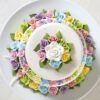 SUGAR DECORATIONS LARGE ROSES - 6PCS - Image 2