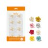 SUGAR DECORATIONS MEDIUM ROSE - 8PCS