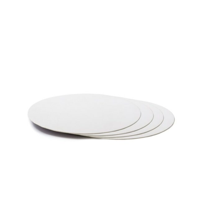CAKE BOARD ROUND WHITE THICKNESS 3MM
