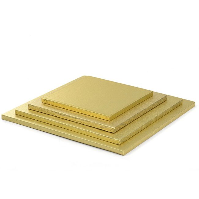 CAKE BOARD SQUARE GOLD THICKNESS 12MM