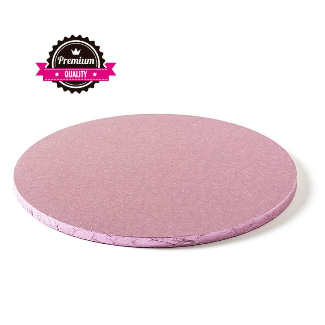 CAKE BOARD ROUND PINK THICKNESS 12MM