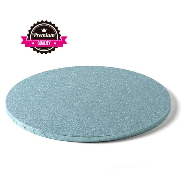 CAKE BOARD ROUND LIGHT BLUE THICKNESS 12MM