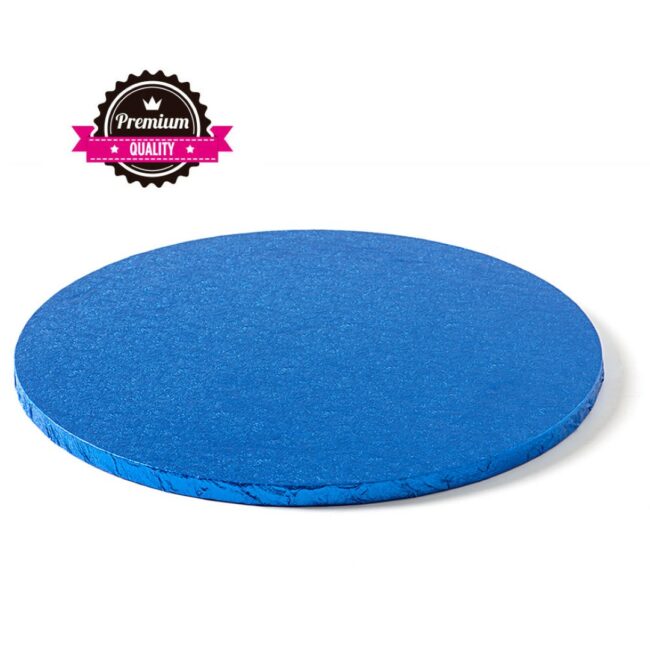 CAKE BOARD ROUND BLUE THICKNESS 12MM