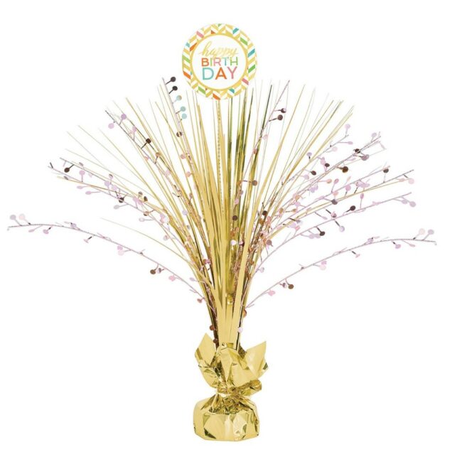 SPRAY CENTERPIECE CONFETTI FUN FOIL/PAPER 45.7CM