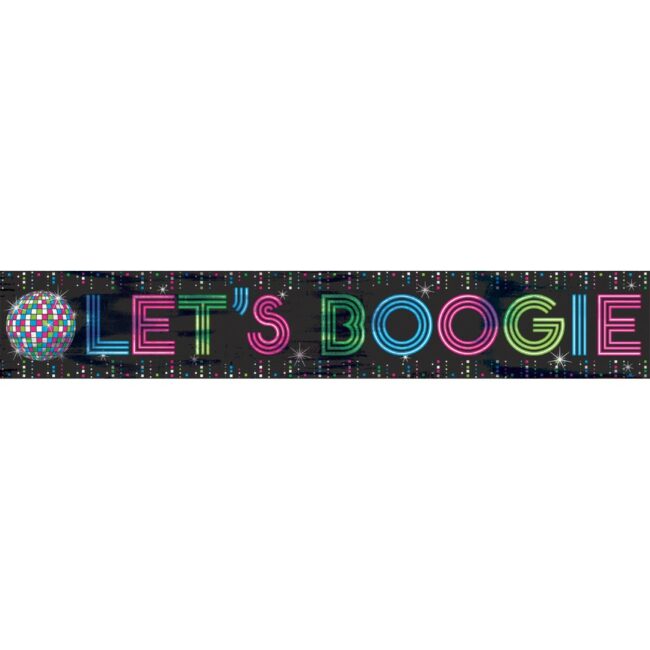 BANNER DISCO FEVER 70'S 762CM