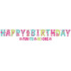 BANNERS 'FUN TO BE ONE HAPPY BIRTHDAY' WILD GIRL 2PCS - Image 2