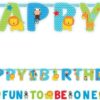 BANNERS ''FUN TO BE ONE'' WILD BOY  - 2PCS - Image 2
