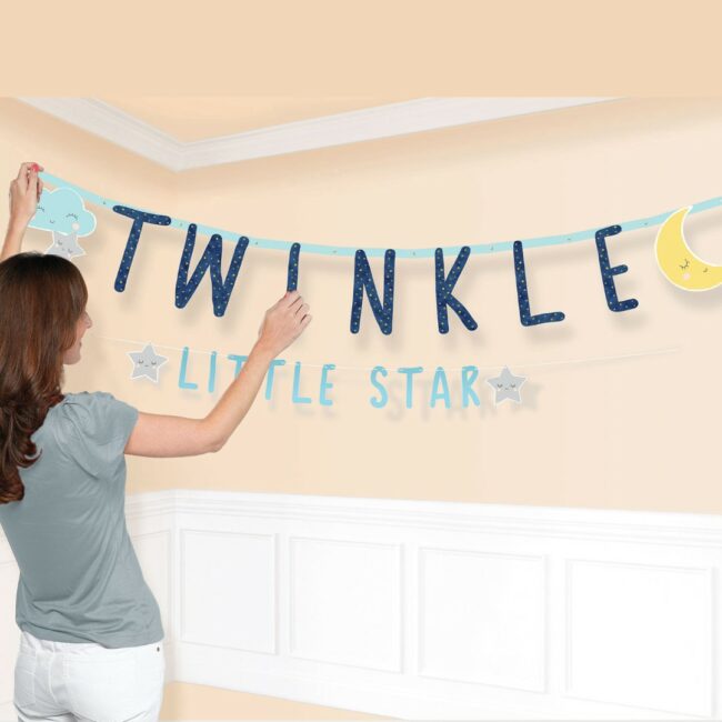 LETTER BANNER TWINKLE LITTLE STAR - 2PCS