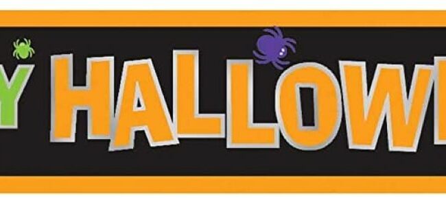 FOIL BANNER HALLOWEEN 274X12.7CM