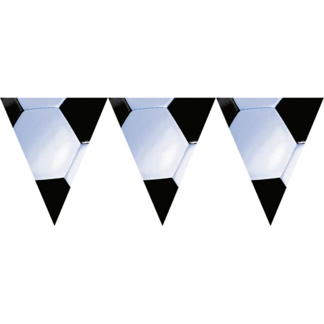 SOCCER PENNANT BANNER 365X25.4CM