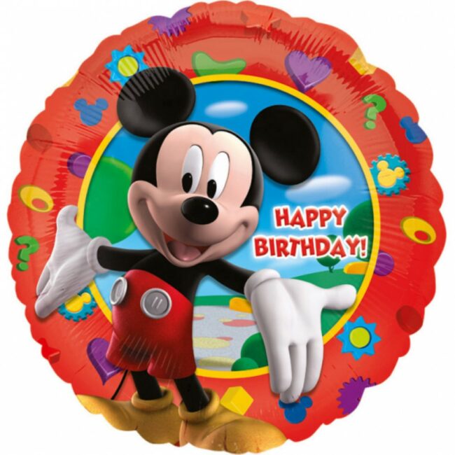 HAPPY BIRTHDAY MICKEY FOIL BALLOON S60