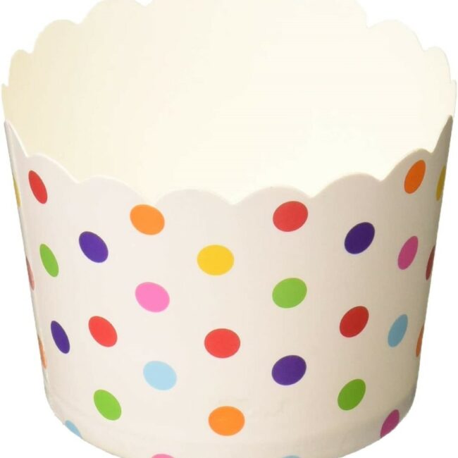 SNACK CUPS PAPER MINIS RAINBOW 36PCS