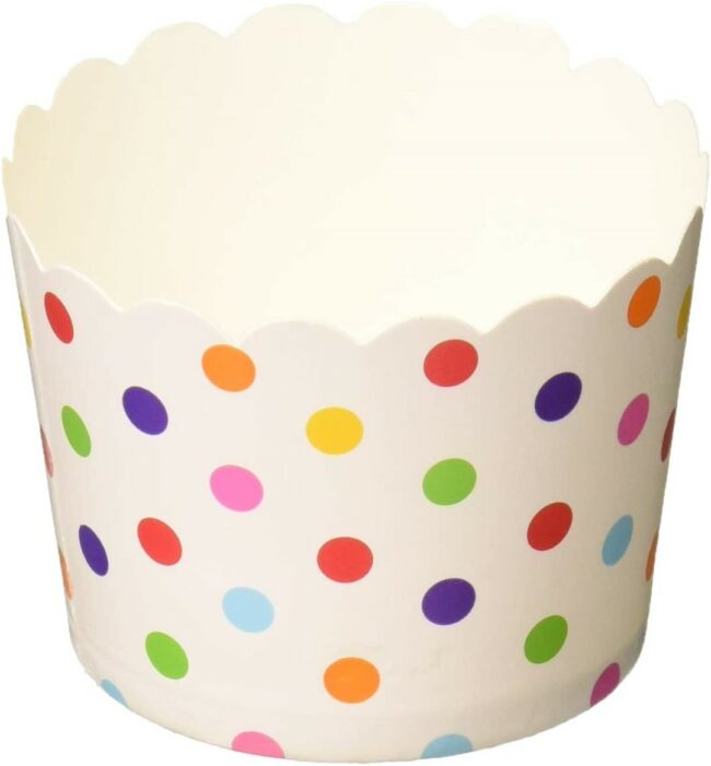 SNACK CUPS PAPER MINIS RAINBOW 36PCS