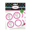 5 SHEETS OF 4 LABELS BRIGHT PINK 5.1 CM (20pcs) - Image 2